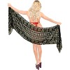 LA LEELA Women's Beachwear Vacation Holiday Scarfs Hair Summer Scarves and Wraps Headscarf One Size Short Blue_Y38 - 4 of 4
