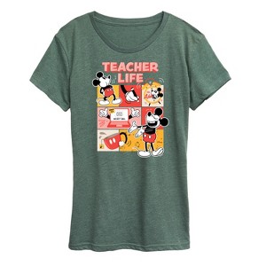 Women's - Disney - Teacher Life Short Sleeve Graphic T-Shirt - 1 of 4