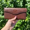 Buxton Women's Leather Long Bifold Organizer Wallet with Floral Emboss - 2 of 4