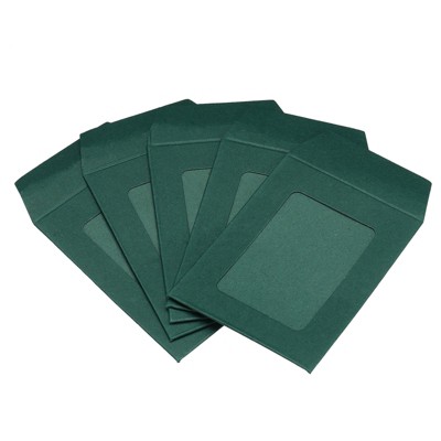 Unique Bargains Mailing Photos Single-Sided Full Face Window Envelopes 10 Pcs