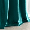 Lush Décor Prima Velvet Solid Light Filtering Grommet Window Curtain Panels Teal Green 38X84 Set - 3 of 4