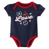 MLB St. Louis Cardinals Infant Girls' 3pk Bodysuit - 3 of 4