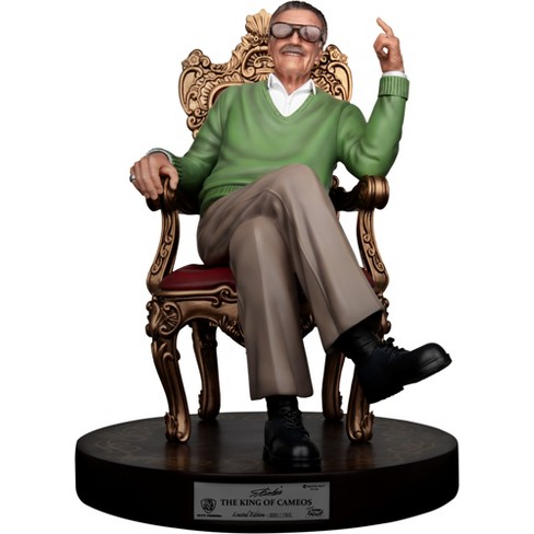 Statuette Stan Lee Master Craft - The King Of Cameos - Beast Kingdom 33 Cm - Neuve