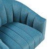NicBex Velvet Swivel Barrel Chair Accent Chair, Modern Luxury Living Room Chair Comfy Chair for Office, Bedroom - 3 of 4