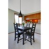 Elegant Lighting Nora Collection Pendant D6in H11.5in Lt:1 Black finish - 2 of 4
