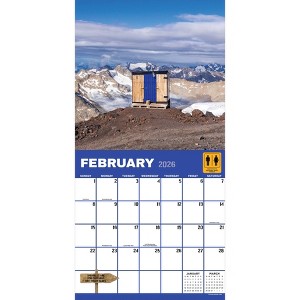 TF Publishing 13.5"x14.5" 2026 Outhouses Wall Calendar - 1 of 4