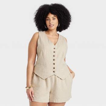 Women's Tailored Suit Vest - A New Day™