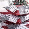 Twin XL Christmas Duvet Cover Set, 2-Piece Patchwork Pattern Soft Bedding with Pillow Sham, Cute Comforter Cover for Dorm or Guest Room - 4 of 4
