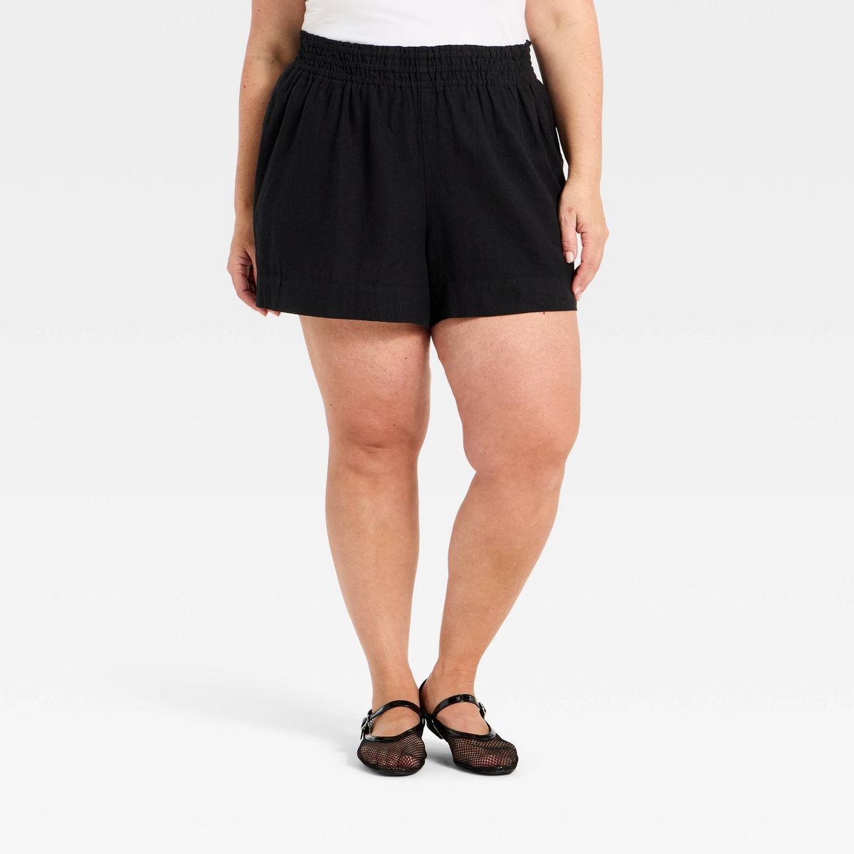 Women's Linen Pull-On Shorts 3.5" - A New Day™ - thumbnail 10
