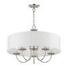 Livex Lighting Brookdale 5 - Light Pendant in  Brushed Nickel - 3 of 4