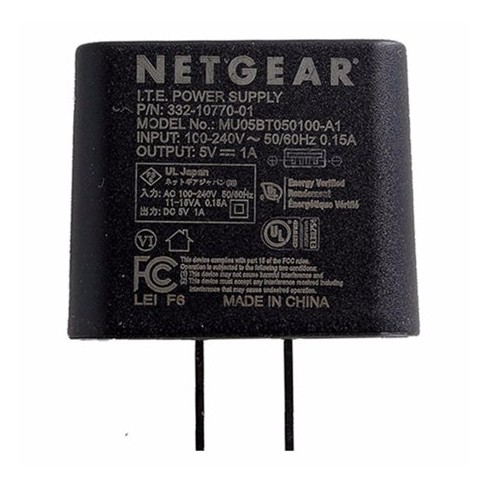 Netgear Wall Charger Adapter 5v/1a (332-10770-01/mu05bt050100) : Target
