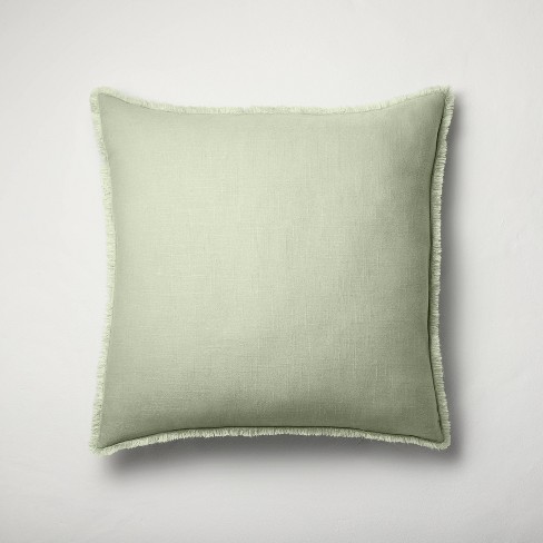 sage green rectangle pillow