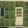 20x20" Artificial Grass Panel - Tropical Fern Privacy Screen w/Zip Ties, Faux Greenery Backdrop for Indoor/Outdoor, Wedding, Garden Decor - 3 of 4