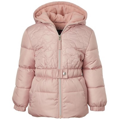 Pink puffer cheap jacket target