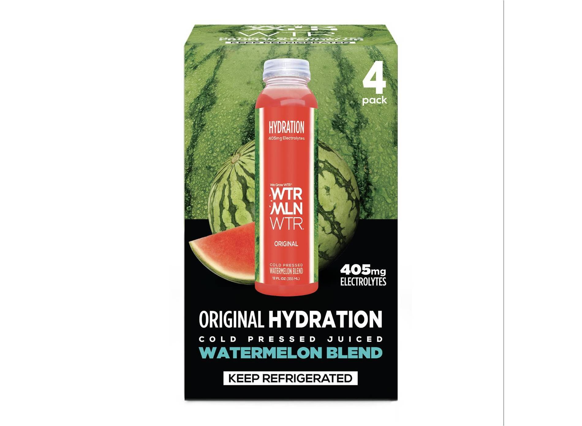 WTRMLN WTR Original Hydration Cold Pressed Watermelon Blend Juice - 48oz/4pk