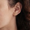 2-Pair Gold-Plated Stud Earring Set: 6 Dainty Shapes (Bar, Heart, Star, Crown), Hypoallergenic - 3 of 4