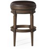 Maven Lane Pullman Backless Swivel Bar Stool with Faux Leather 31" - 2 of 4