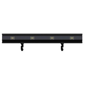 Focus Industries Andorra 36"W Black Texture 4-Light LED Landscape Flood Light - 1 of 1