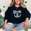 Simply Sage Market Women's Graphic Sweatshirt Lucky Horseshoes - 2 of 3