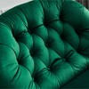 31.5'' Velvet 360° Swivel Lounge Leisure Chair with Ottoman, Thickened Foam Cushion for Living Room - 2 of 4