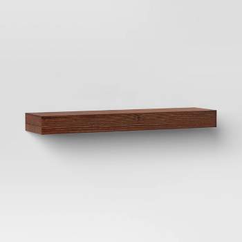 24" Floating Wood Shelf - Threshold™