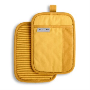 KITCHENAID Beacon Two-Tone Pot Holder 2-Pack Set - 1 of 3