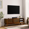 SKRAN 59 Inch Mid Century Modern Rattan TV Stand for 65 Inch TV, Media Console for Living Room Media Room, Wood Feet & Rattan Doors - 2 of 4