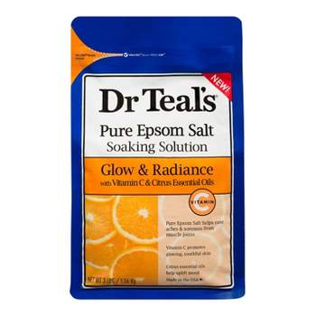 Dr Teal's Glow & Radiance Pure Epsom Bath Salt - 3lb
