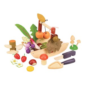 Tender Leaf Wild Wood Foraging Trug Wooden Playset - 1 of 4