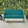 Bates Outdoor Sofa Glider - Turquoise - Crosley - 3 of 4