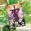 Briarwood Lane House Flag 40x28 For Outdoor Sunrise Easter Cross For Easter House Flag - 4 of 4