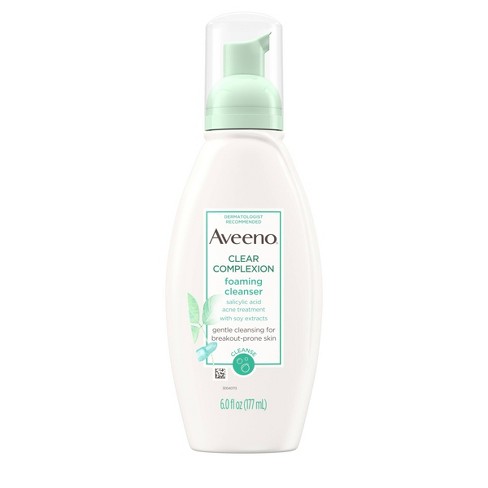 Aveeno Clear Complexion Foaming Cleanser- 6 fl oz - image 1 of 4