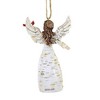 4.75 In Birch Berry Angel Christmas Cardinals Birds Tree Ornaments - 3 of 3