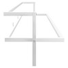 vidaXL Towel Rack White 37.4 in.x9.8 in.x8.7 in. Iron - 4 of 4
