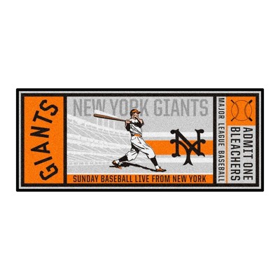 MLB San Francisco Giants 30"x72" Retro Ticket Runner Mat