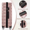 Kumasinova 20/24/28"Hardshell Luggage Set,Durable ABS+PC Travel Suitcases with Spinner Wheels&Lock,Airline-Approved Lightweight Luggage - 3 of 4