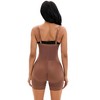 INSPIRE CHIC Women's Cami Convertible Straps Tummy Control Front Hook Closure Butt Lifter Thigh Slimmers Body Shapers - 2 of 4
