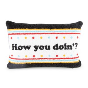 Friends 'How you Doin'?' Throw Pillow Black - 1 of 3