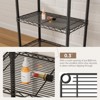 Itopfox 5-Tier Adjustable Wire Shelving Unit for Kitchen, Closet, Laundry, Bathroom, Pantry Organization with Narrow Mesh Gaps, Black - 4 of 4