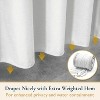 LunaLulinlk Fabric Shower Curtain with Hooks - 4 of 4