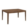 NicBex Dining Table Set for 4 Walnut Finish Extendable Dining Set Table with 4 Upholstered Back Chairs for Kitchen - 2 of 4