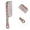 Unique Bargains Marble Handle Hair Comb 1 Pc - 2 of 4