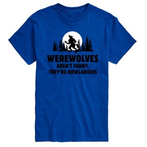 Men's - Instant Message - Werewolves Arent Funny Short Sleeve Graphic T-Shirt - 1 of 4