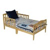 PAGED Toddler Bed Wooden Baby Bed Frame with 4 Side Guardrails and Low Rise Design for Bedroom - 2 of 4