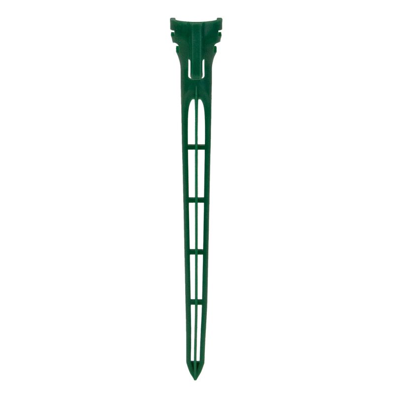 Northlight Set of 100 Green 2-in-1 Christmas Decorations Tie Down and Light Stakes- 7.5", 3 of 5