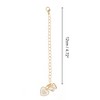 Unique Bargains Butterfly Heart Cup Chain Charm Water Cup Pendant 1 Pc - 2 of 4