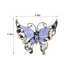 Anna-Kaci Antique Inspired Rhinestones Enamel Opal Butterfly Insect Brooch Pin - 2 of 4