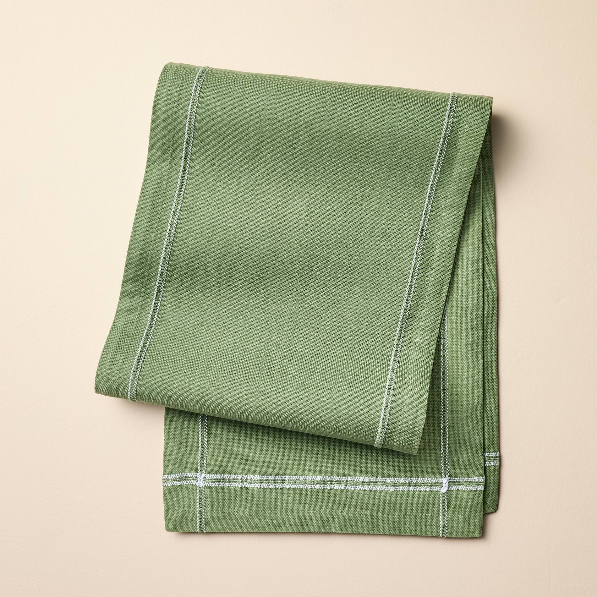 72"x14" Table Runner Green - Hearth & Hand™ with Magnolia