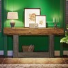 KTMBDW 63" Console Table, Farmhouse 2-Tier Entryway Table with U-Shaped Base, Narrow Long Wood Sofa Table Behind Couch Table for Living Room, Hallway - 2 of 4