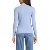 Lands' End Women's Drapey Rib Skimming Long Sleeve Mock Neck - 2 of 3